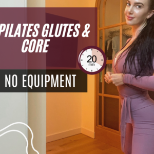 20 MIN PILATES-INSPIRED GLUTES & CORE | Beginner Friendly | No Equipment | No Talking